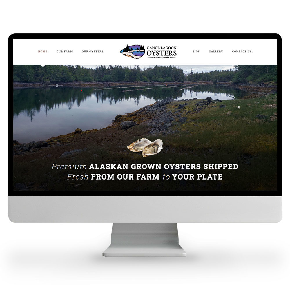 Web Design – Canoe Lagoon Oyster Farm