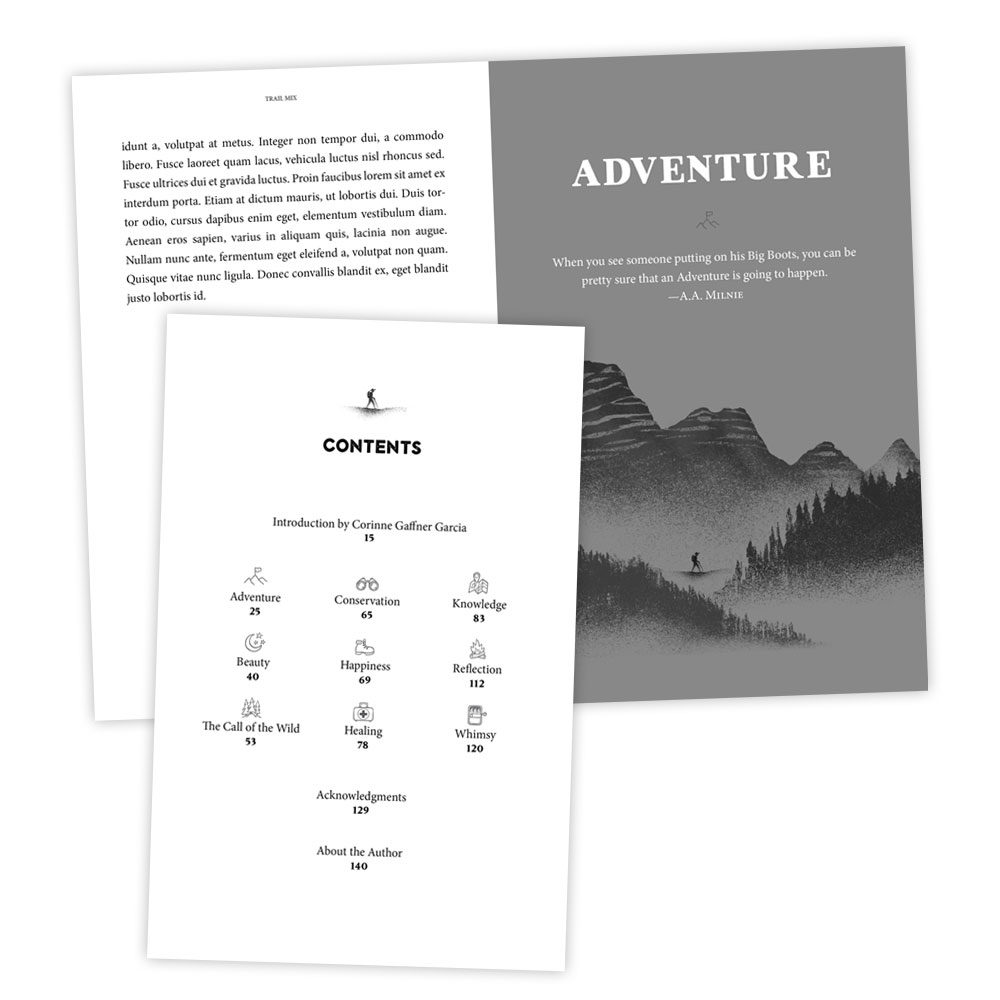 Interior Design – Adventure Book Layout and Design